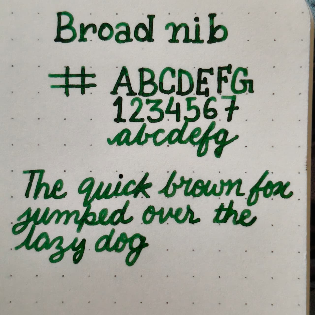 Broad Nib