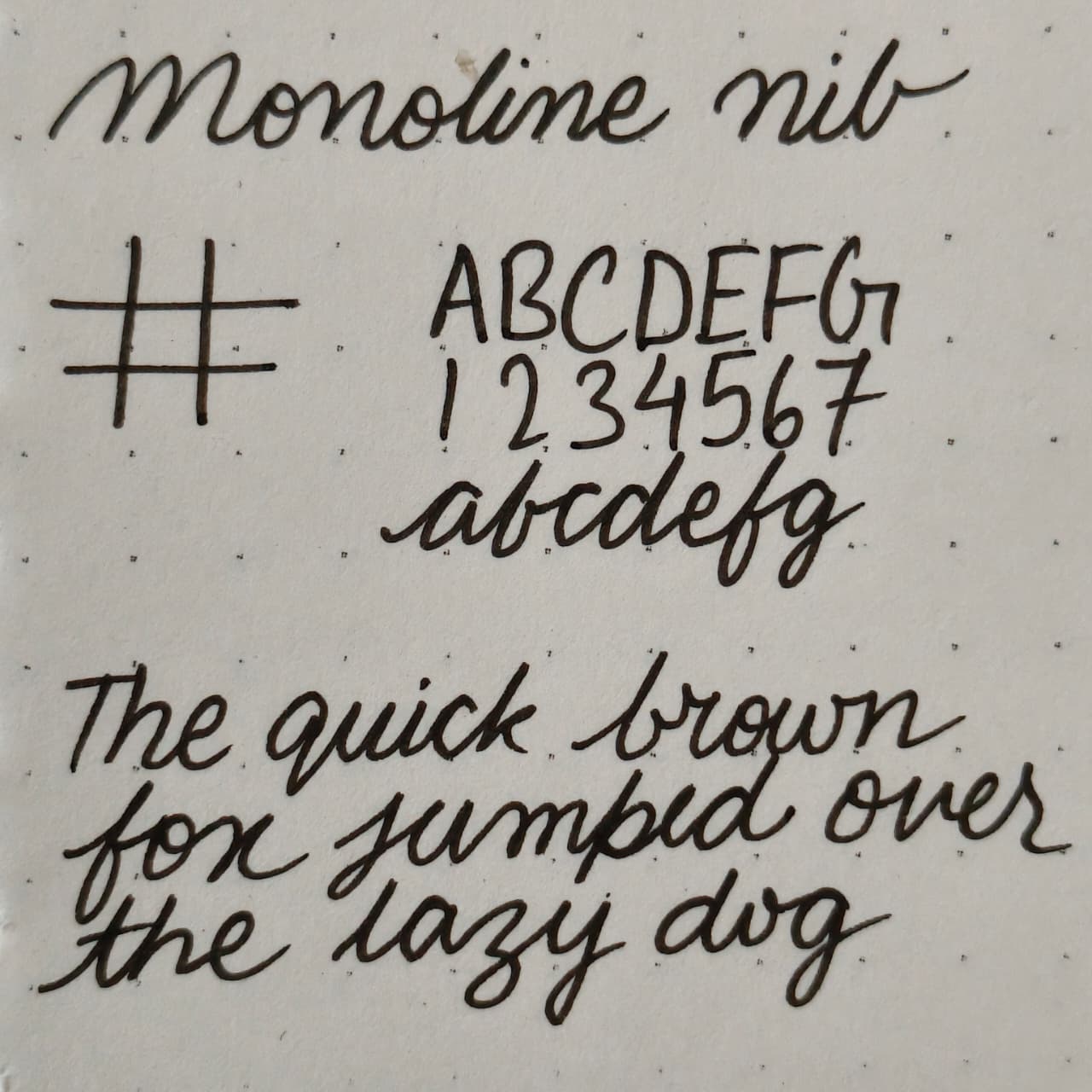 Monoline Nib