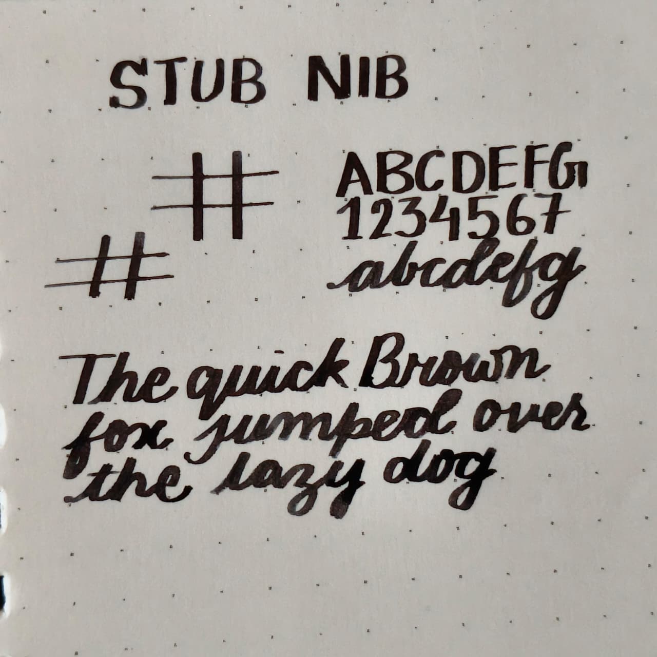 Stub Nib